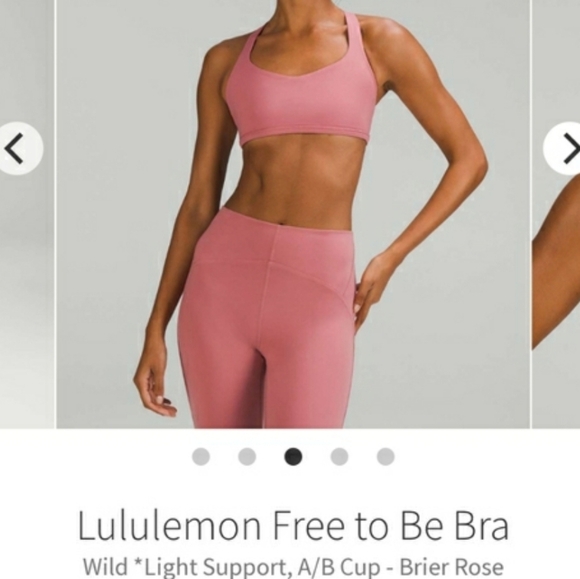 3 Lululemon Bundle Of Sports Bra Size 6 - Picture 11 of 12